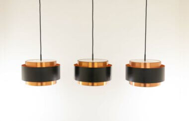Set of three Saturn pendants by Jo Hammerborg for Fog & Morup, in their full beauty