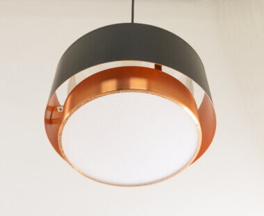Saturn pendant by Jo Hammerborg for Fog & Morup, with patina on the lower ring