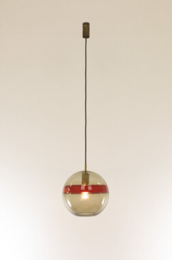 Murano glass pendant by Ludovico Diaz de Santillana for Venini, shining