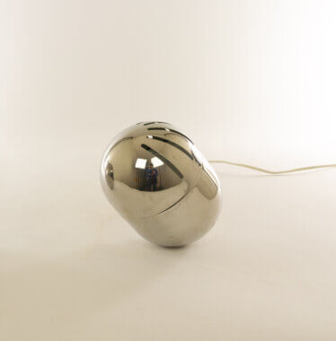 An Italian chrome table lamp by Reggiani