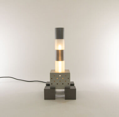 Spargiotto table lamp by Matteo Thun with Andrea Lera for Bieffeplast, as seen from the front