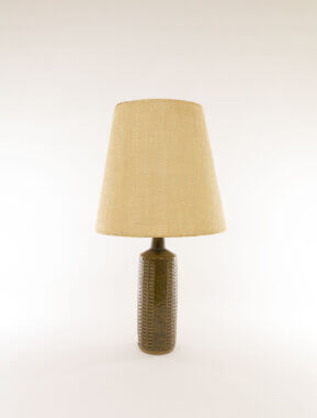 Dark Olive Green DL/27 table lamp by Linnemann-Schmidt for Palshus
