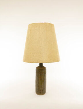 Dark Olive Green DL/27 table lamp by Linnemann-Schmidt for Palshus is its full beauty