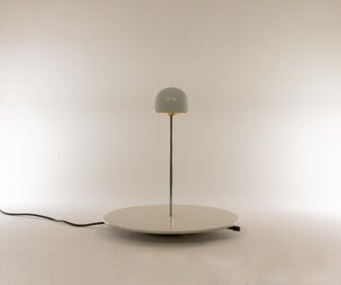 Nemea table lamp by Vico Magistretti for Artemide, switched on