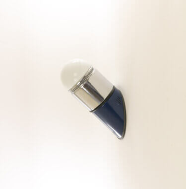 Wall lamps Sisten by Gianni Celada for Fontana Arte, the blue one in more detail