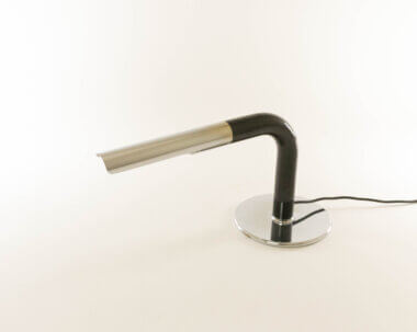 Gulp Table lamp by Ingo Maurer for Design M, as seen from behind your desk