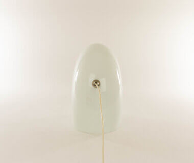 The back of a L 290 glass table lamp by Gino Vistosi for Vistosi
