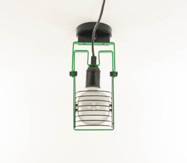 Green Sintesi wall or ceiling lamp by Ernesto Gismondi for Artemide