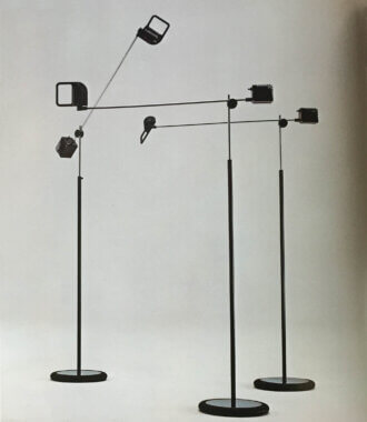 Floorlamps Maniglia by Donato D'Urbino, De Pas and Lomazzi for Stilnovo