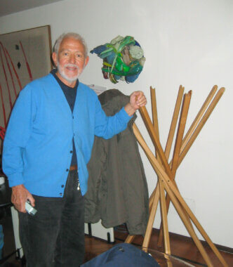 Portrait Paolo Lomazzi in his own house