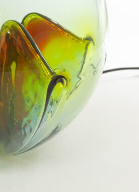 Another detail of a Nuphar Table lamp by Toni Zuccheri for VeArt