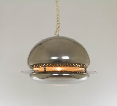 Nickel-plated Nictea pendant by Tobia Scarpa for Flos