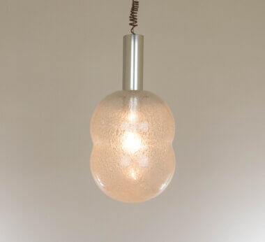 Bilobo pendant by Tobia Scarpa for Flos, switched on