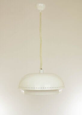 White Nigritella pendant by Tobia Scarpa for Flos, in all its beauty