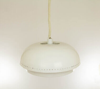 White Nigritella pendant by Tobia Scarpa for Flos, as seen from above