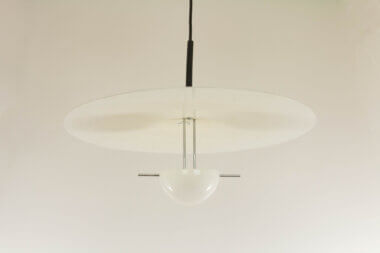 Nara Pendant by Vico Magistretti for O-Luce, as seen from below