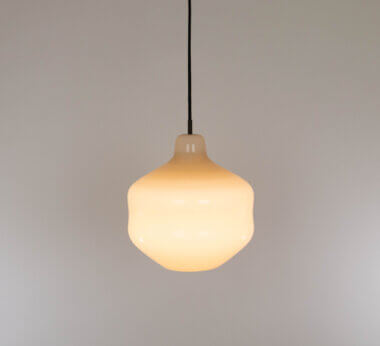 Murano glass pendant by Massimo Vignelli for Venini, switched on