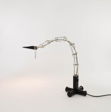 Multix table lamp by Yaacov Kaufman for Lumina, as seen from the back