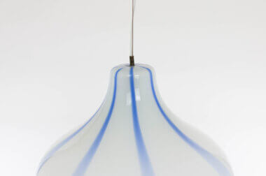The top of a large Cipolla Murano glass pendant by Massimo Vignelli for Venini