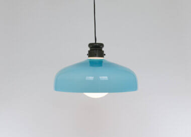 Large L 72 Glass pendant by Alessandro Pianon for Vistosi