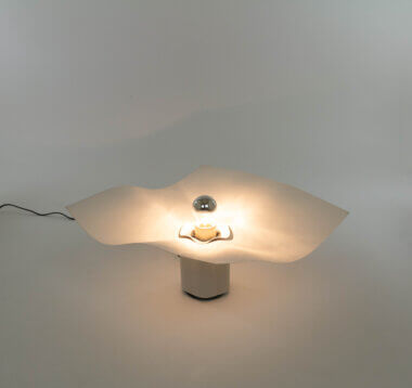 Area 50 table lamp by Mario Bellini for Artemide, switched on