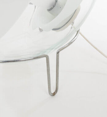 The metal frame of a Sfera Table of Floor Lamp by Angelo Mangiarotti in Murano Glass for Skipper,
