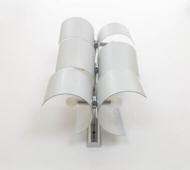 Large aluminium Wall lamp by Nucleo Sormani, really seen from below