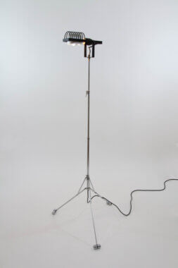 Sintesi floor lamp by Ernesto Gismondi for Artemide, switched on