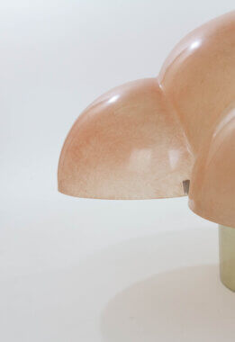 Luna table lamp by Gian Emilio, Piero & Anna Monti for Candle, a side of the lamp