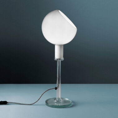 Parola table lamp, designed by Piero Castiglioni with Gae Aulenti for Fontana Arte in 1980
