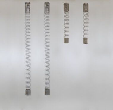 Set of four Spirali ceiling lamps by Angelo Mangiarotti for Candle, in a different order