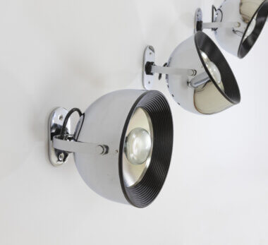 One lamps out of a set of four wall lamps by Gae Aulenti & Livio Castiglioni for Stilnovo