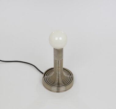 Spirale table lamp by Angelo Mangiarotti for Candle, as seen from above