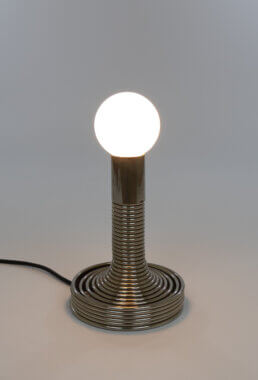 Beautiful Spirale table lamp by Angelo Mangiarotti for Candle