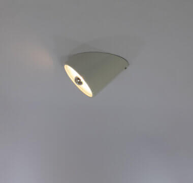 White Ceiling lamp No. 235/b by Cini Boeri for Arteluce, switched on