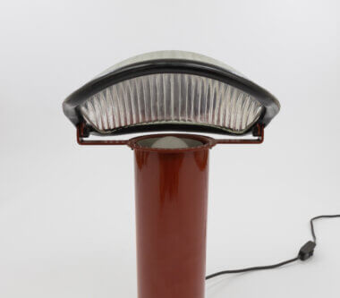 The inside of the lampshade of a Brontes table lamp by Cini Boeri for Artemide