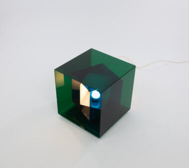 Caleidoscopio table lamp by Giorgio Longoni for Stilnovo, as seen from above