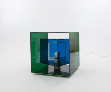 Caleidoscopio table lamp by Giorgio Longoni for Stilnovo, as seen from the same height
