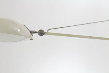 Another detail of a Model 2130 wall lamp by Stilnovo, used in hospitals