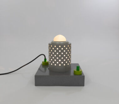 Spargi table lamp by Matteo Thun and Andrea Lera for Bieffeplast, switched on
